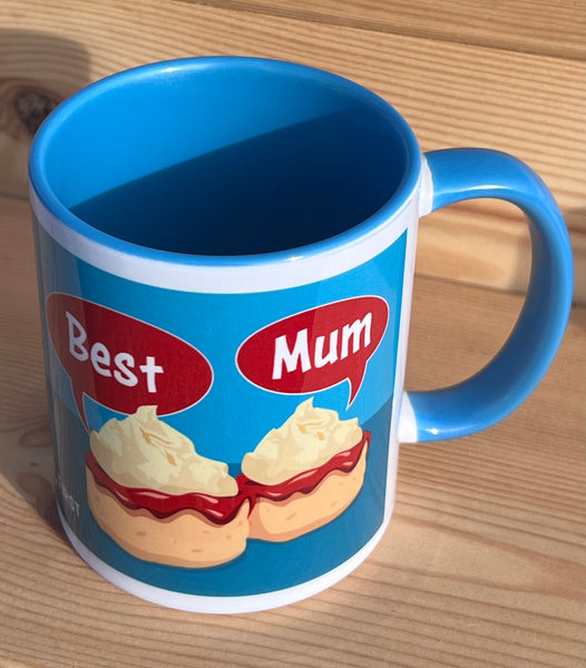 Jam First Talking Scone Mug, Best Mum (Ceramic)