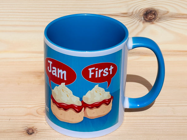 Jam First Talking Scone Mug, Jam First (Ceramic)