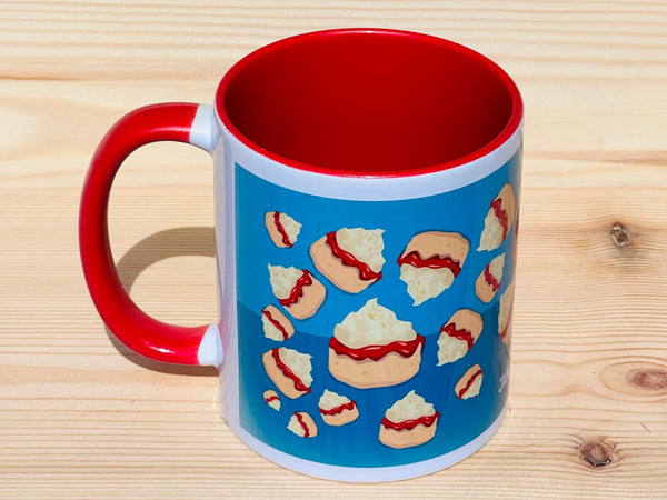 Jam First Falling Scone Mug (Ceramic)