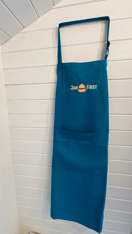 Jam First Banner Apron (Sea Grass Blue)