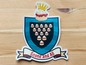 Jam First Scone And All Car Sticker (Bumper)