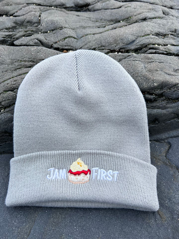 Jam First Banner Beanie Hat (Watts Grey)