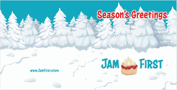 Jam First Talking Scone Christmas Card (x1)