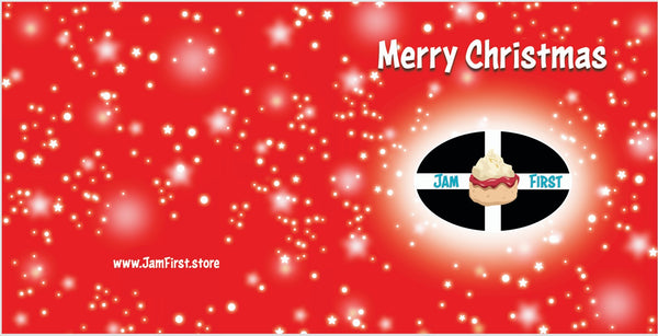 Jam First Cornwall Christmas Card (x1)
