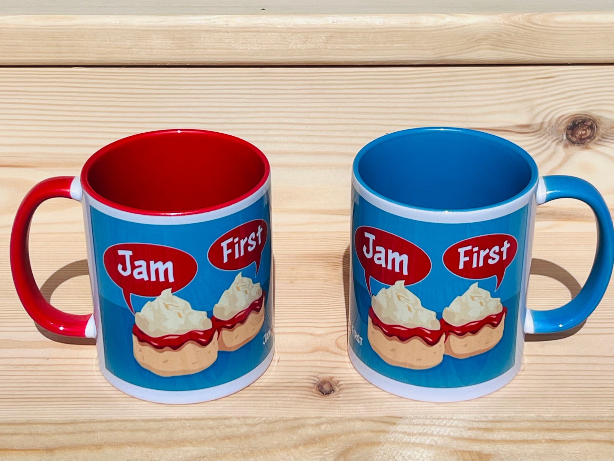 Jam First Talking Scone Mug, Jam First (Ceramic)