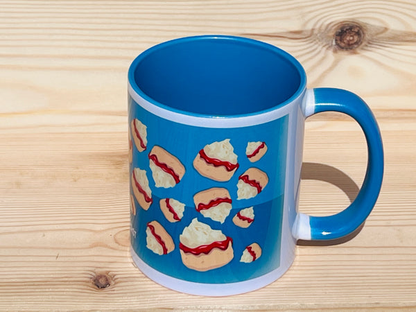 Jam First Falling Scone Mug (Ceramic)