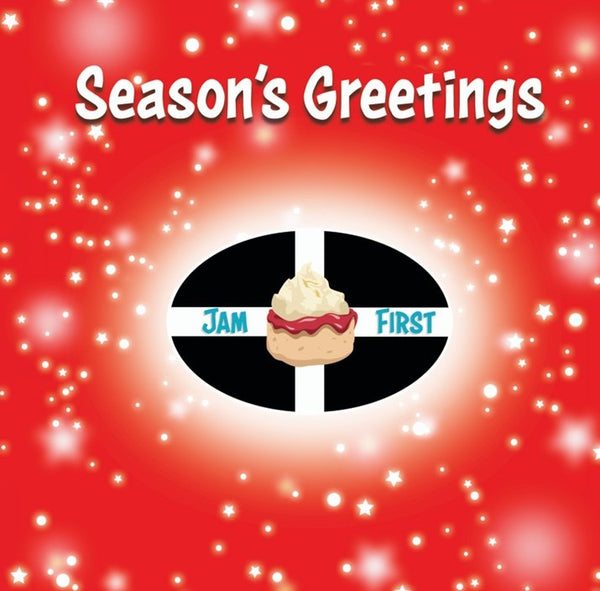 Jam First Cornwall Christmas Card (x1)