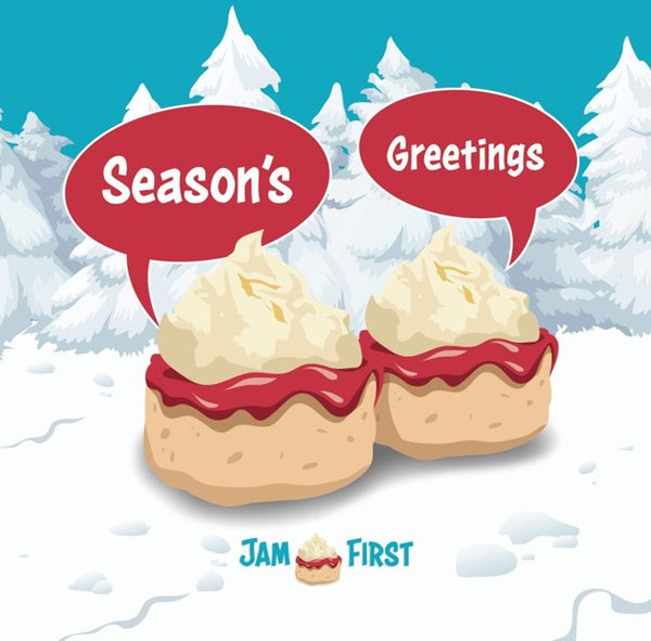 Jam First Talking Scone Christmas Card (x1)