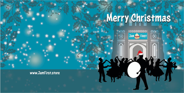 Jam First Flora Christmas Card (x1)