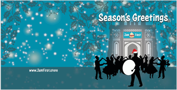 Jam First Flora Christmas Card (x1)