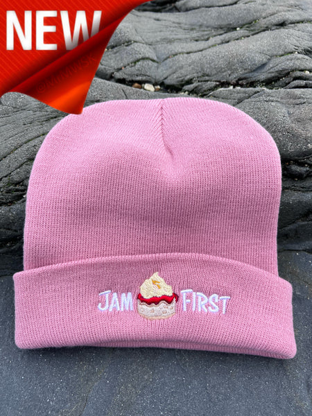 Jam First Banner Beanie Hat (Pink)