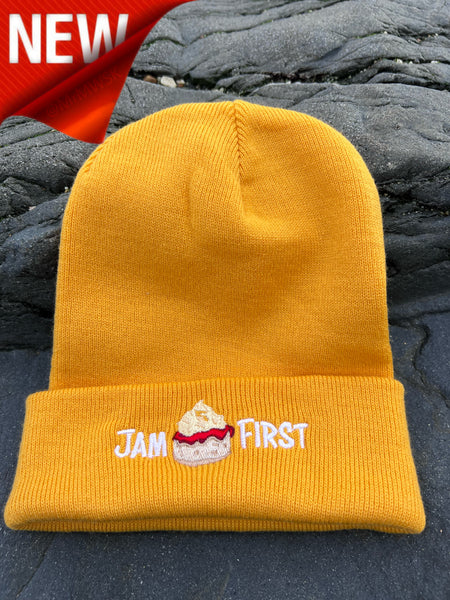 Jam First Banner Beanie Hat (Cornish Gold)