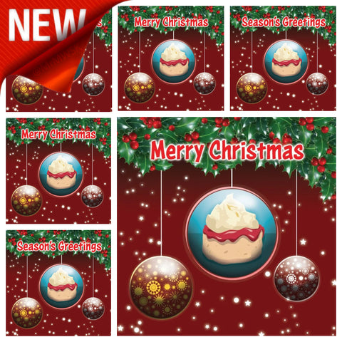 Jam First Bauble Christmas Cards (x6)