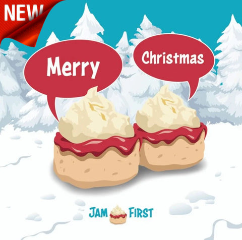 Jam First Talking Scone Christmas Card (x1)