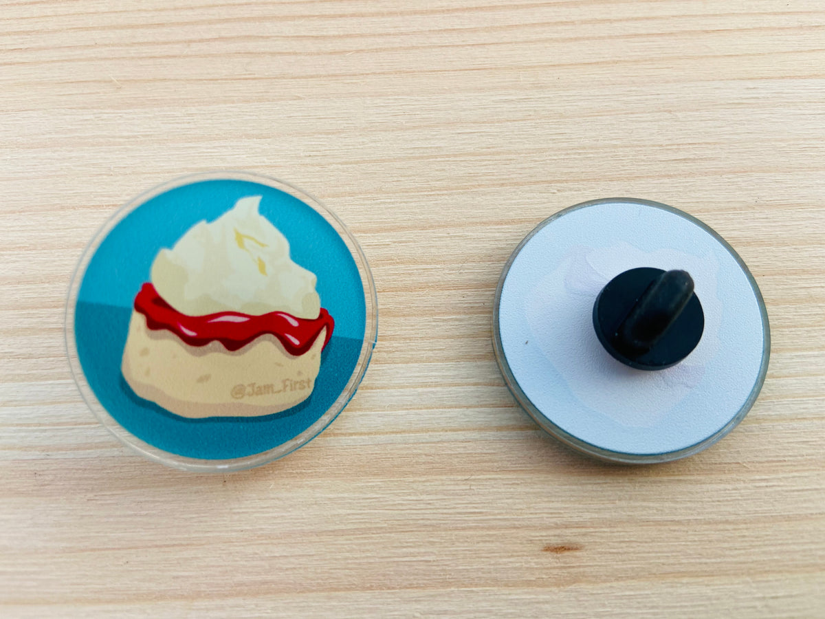 Jam First Logo Pin Badge (Acrylic) – Jam First Store