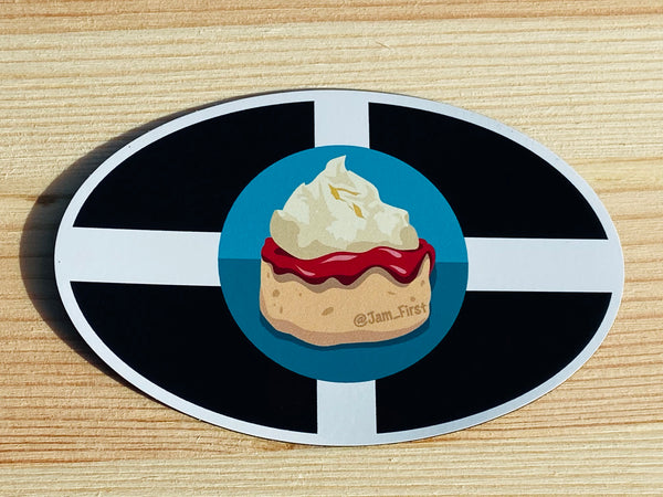 Jam First Logo Cornwall Fridge Magnet