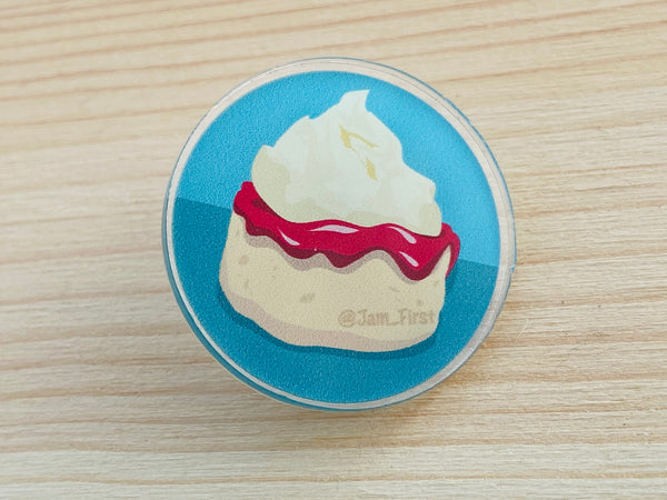 Jam First Logo Pin Badge (Acrylic)