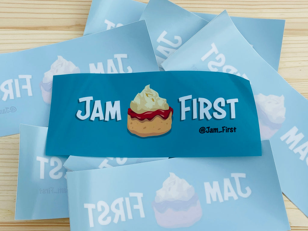 Jam First Banner Car Sticker (Window) – Jam First Store