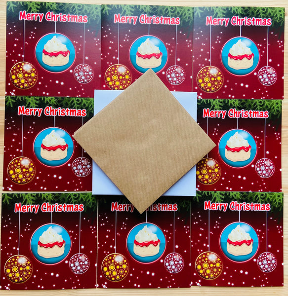 Jam First Bauble Christmas Cards (x8)