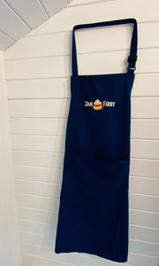 Jam First Banner Apron (Navy Blue)