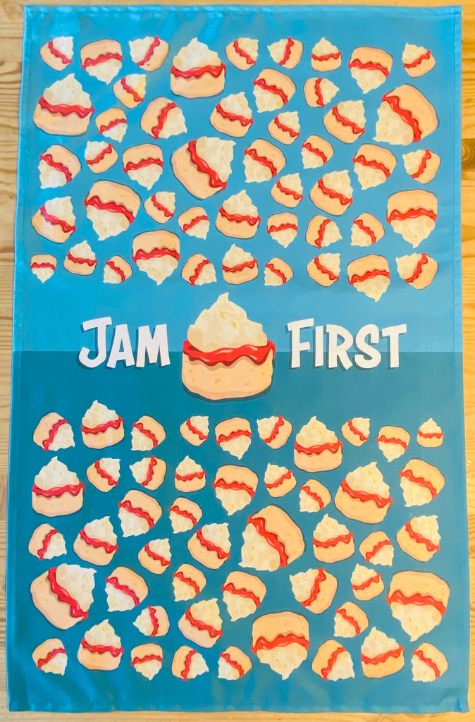 Jam First Falling Scone Tea Towel / Wall Hanging – Jam First Store