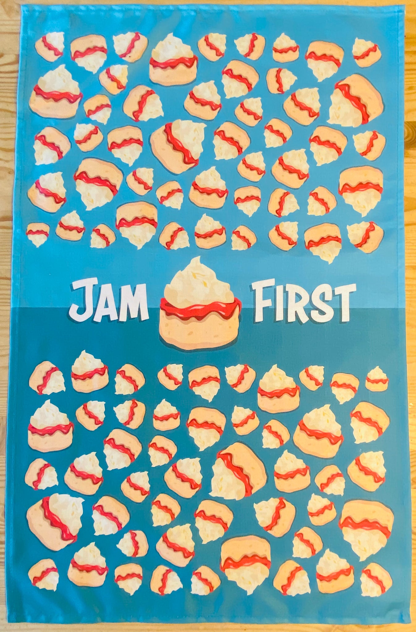 Jam First Falling Scone Tea Towel
