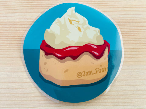 Jam First Logo Car Sticker (Window)