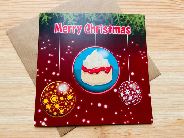 Jam First Bauble Christmas Card (x1)