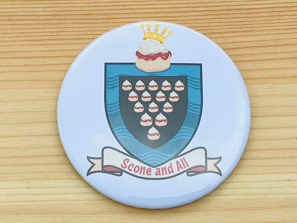 Jam First Scone And All Fridge Magnet (Metal Type)