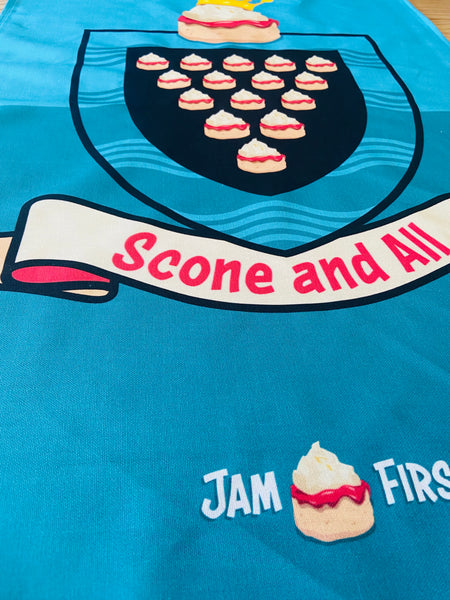 Jam First Scone And All Tea Towel / Wall Hanging