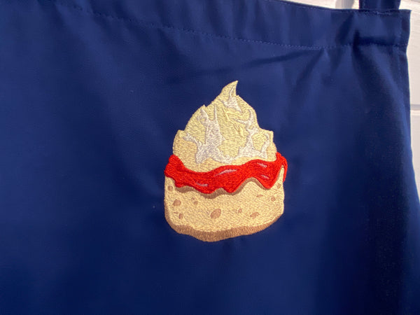 Jam First Logo Apron (Navy Blue)