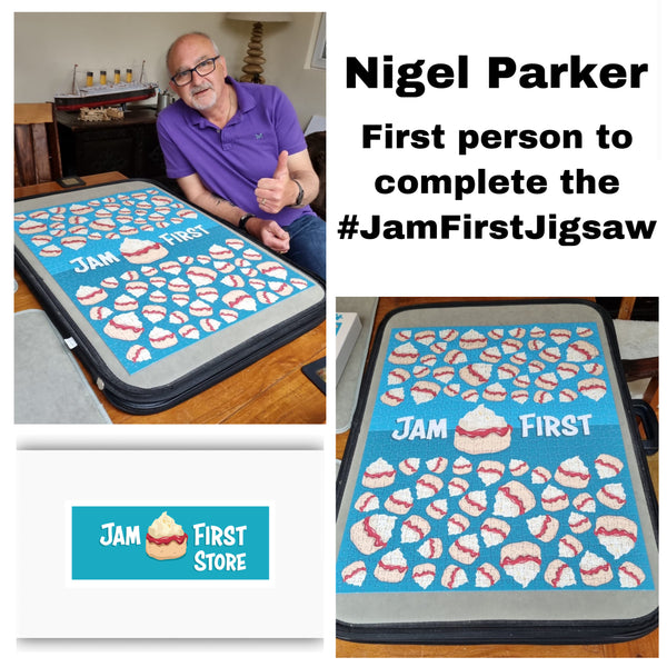 Jam First Falling Scone Jigsaw Puzzle (1000 piece)