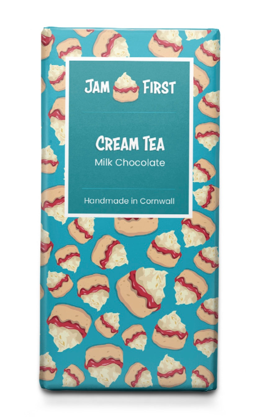 Jam First Cream Tea Chocolate 100g