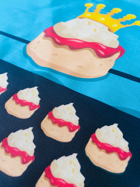Jam First Scone And All Tea Towel / Wall Hanging