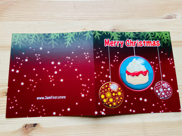 Jam First Bauble Christmas Cards (x8)