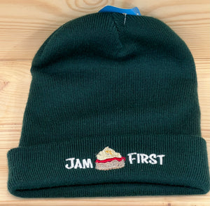 Jam First Banner Beanie Hat (Bottle Green)