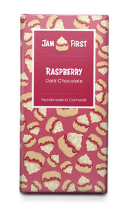 Jam First Raspberry Dark Chocolate 100g