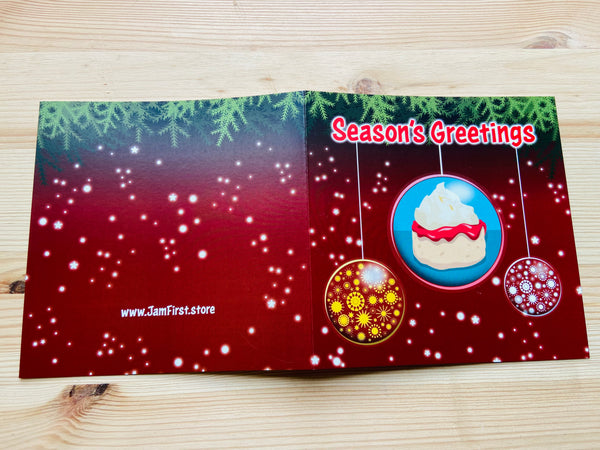 Jam First Bauble Christmas Cards (x8)