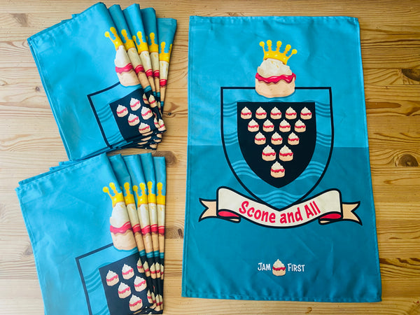Jam First Scone And All Tea Towel / Wall Hanging