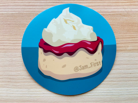 Jam First Logo Car Sticker (Bumper)