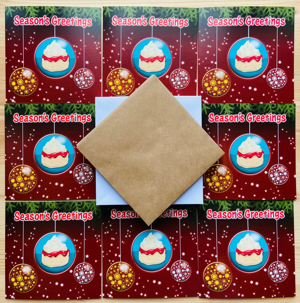 Jam First Bauble Christmas Cards (x8)
