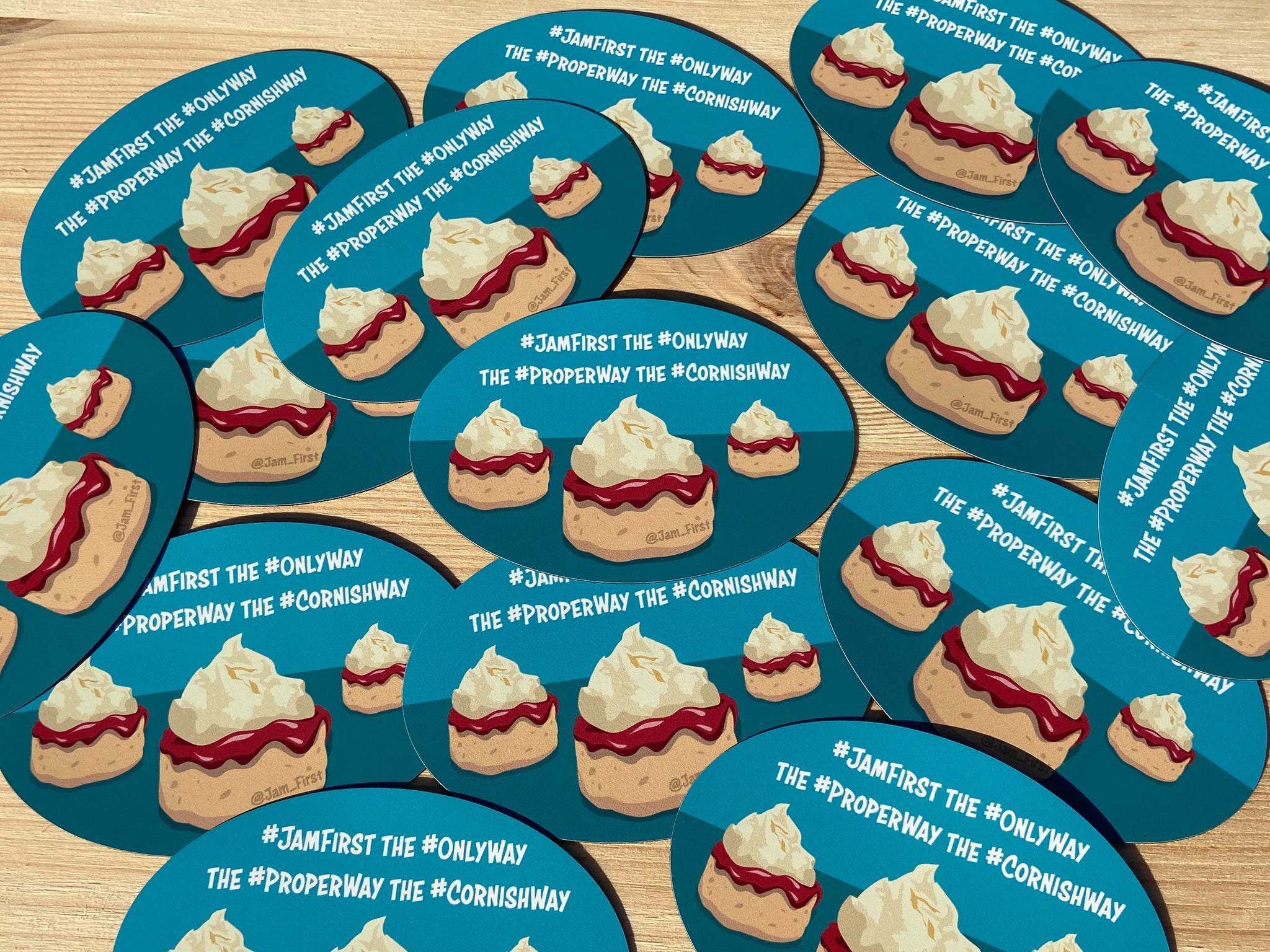 Jam First #HashTag Fridge Magnet
