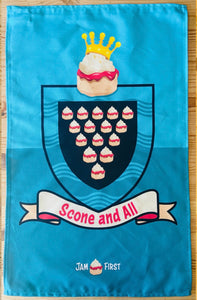 Jam First Scone And All Tea Towel / Wall Hanging