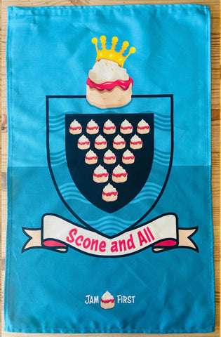 Jam First Scone And All Tea Towel / Wall Hanging