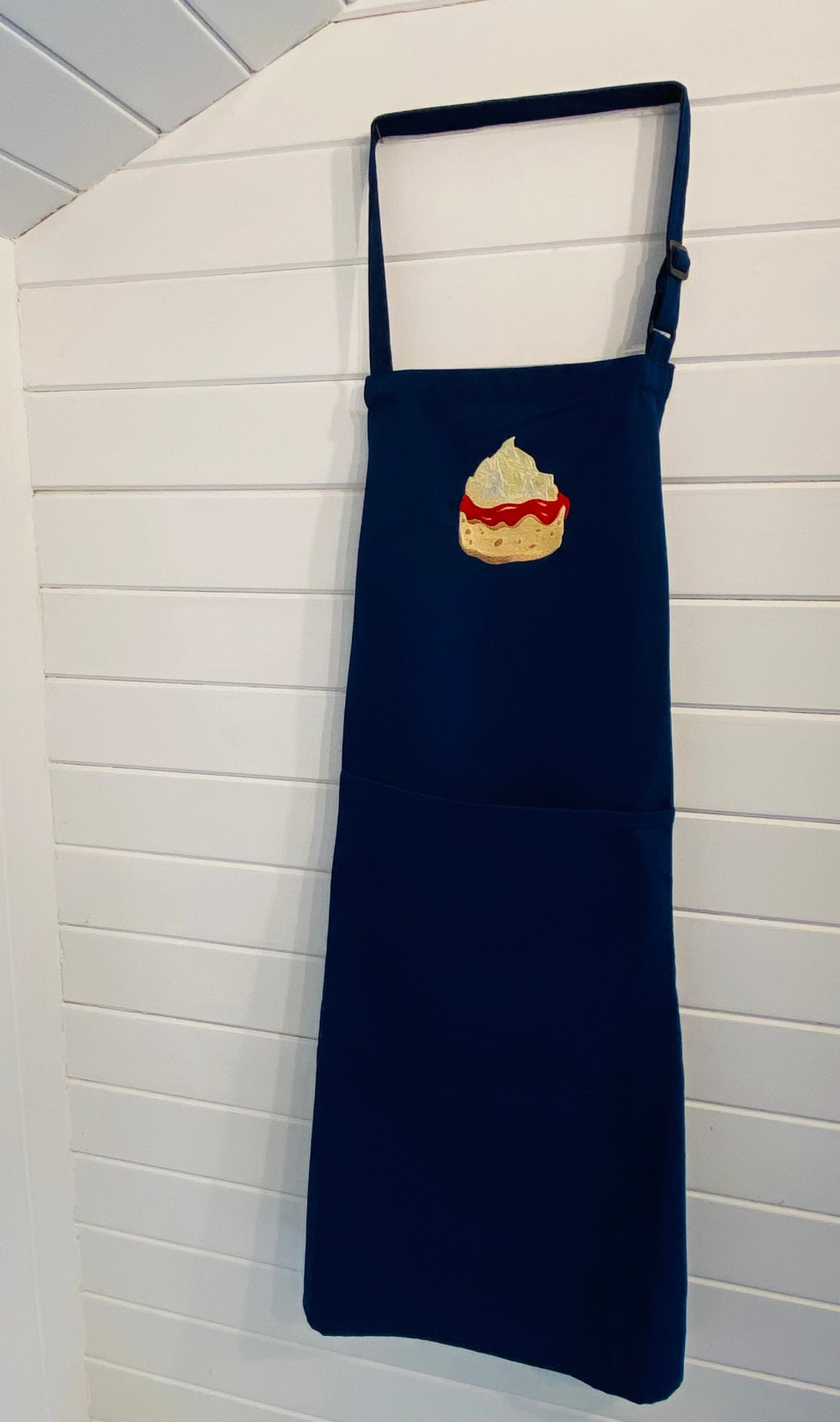Jam First Logo Apron (Navy Blue)