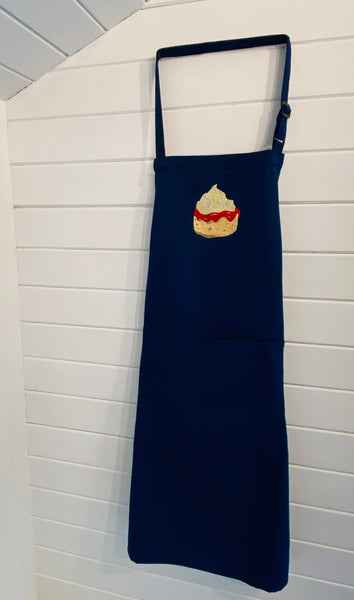 Jam First Logo Apron (Navy Blue)